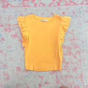 zara orange top size s